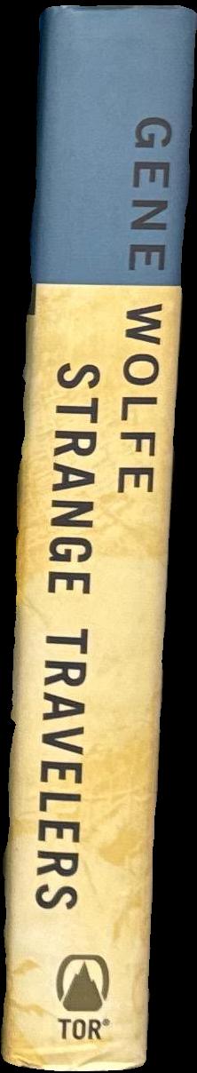 Strange travelers / Gene Wolfe spine