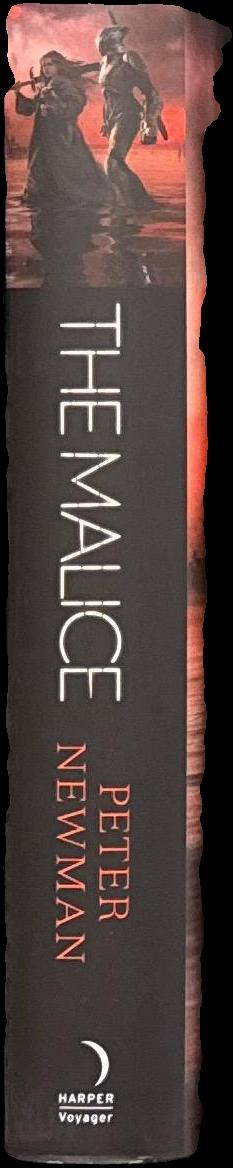 The malice / Peter Newman spine