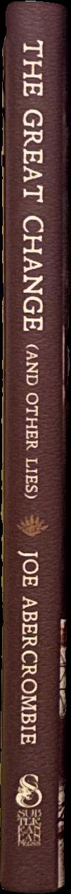 The great change (and other lies) / Joe Abercrombie spine