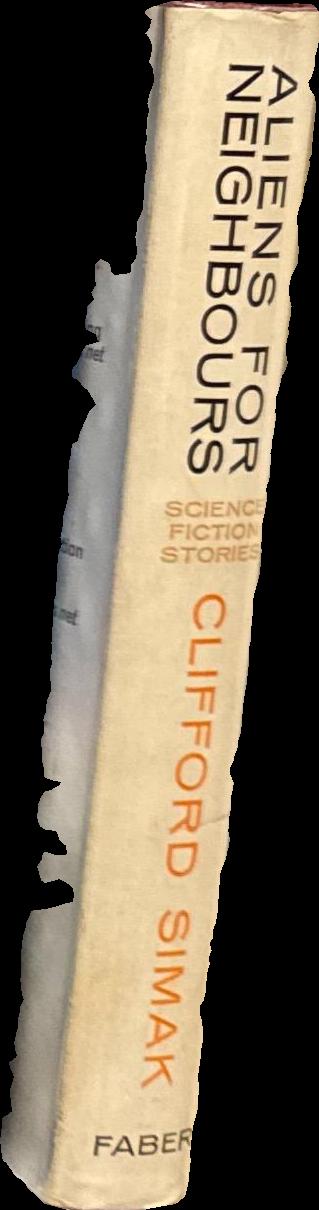 Aliens for neighbours : science fiction stories / Clifford D. Simak spine