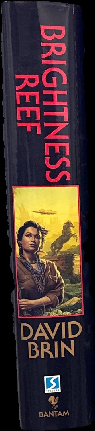 Brightness reef : book one of a new uplift trilogy / David Brin spine