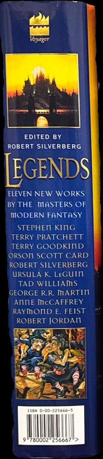 Legends : short novels by the masters of modern fantasy / edited by Robert Silverberg spine