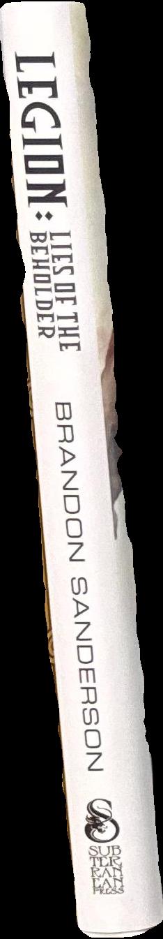 Legion : lies of the beholder / Brandon Sanderson spine