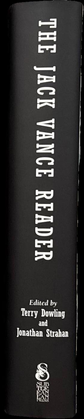 The Jack Vance reader : Emphyrio ; the languages of Pao ; The domains of Koryphon / edited by Terry Dowling and Jonathan Strahan spine