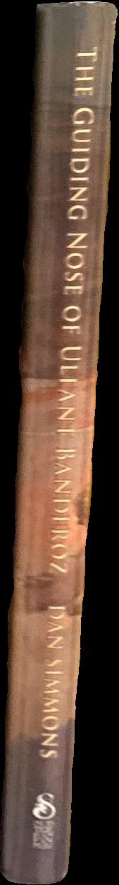 The guiding nose of Ulfant Banderoz / Dan Simmons spine