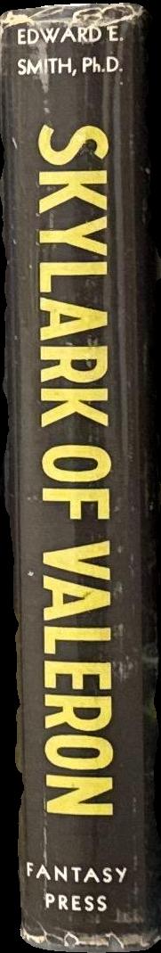 Skylark of Valeron / by Edward E. Smith, Ph.D. ; illustrated by A. J. Donnell spine