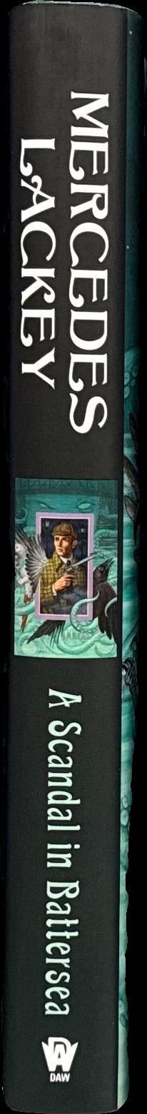A scandal in Battersea / Mercedes Lackey spine