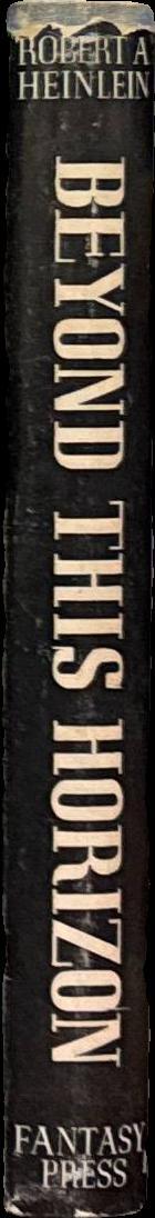 Beyond this horizon / Robert A. Heinlein ; illustrated by Robert Breck spine