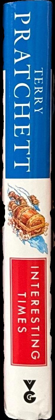 Interesting times / Terry Pratchett spine