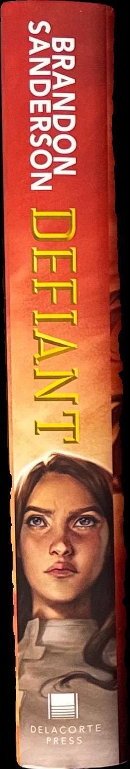 Defiant / Brandon Sanderson spine