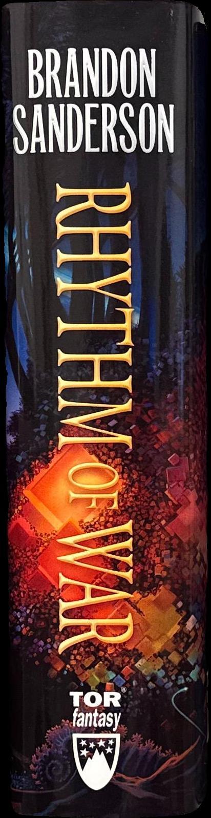 Rhythm of war / Brandon Sanderson spine