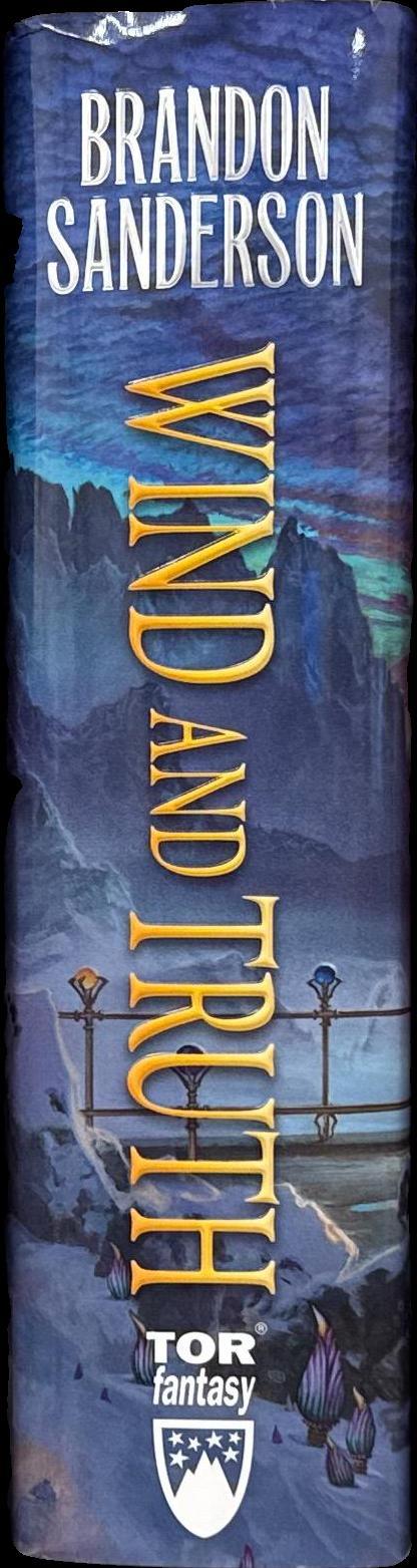 Wind and truth / Brandon Sanderson spine