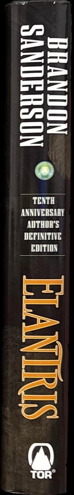 Elantris / Brandon Sanderson spine