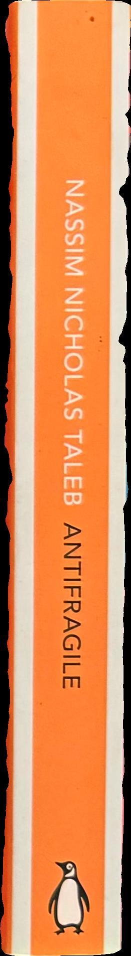 Antifragile : things that gain from disaster / Nassim Nicholas Taleb spine
