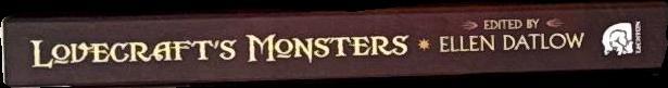 Lovecraft's monsters / edited by Ellen Datlow spine