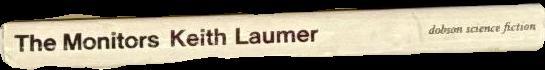 The monitors / Keith Laumer spine