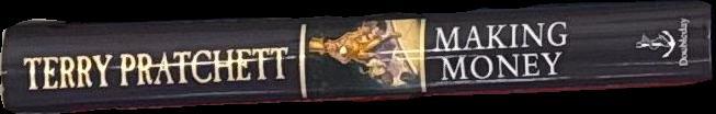 Making money / Terry Pratchett spine