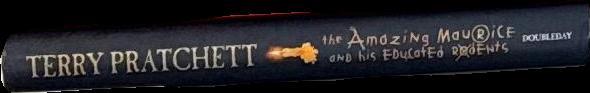 The amazing Maurice and his educated rodents / Terry Pratchett spine