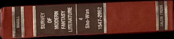 Survey of modern fantasy literature : volume four : sho-wan / edited by Frank N. Magill spine