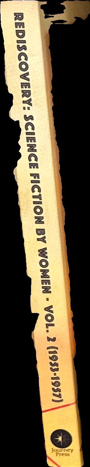 Rediscovery, volume 2 : Science fiction by women (1953-1957) / Journey Press spine