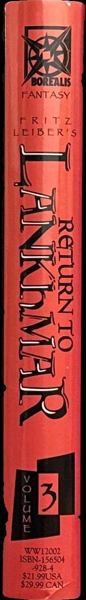 Return to Lankhmar / Fritz Leiber spine