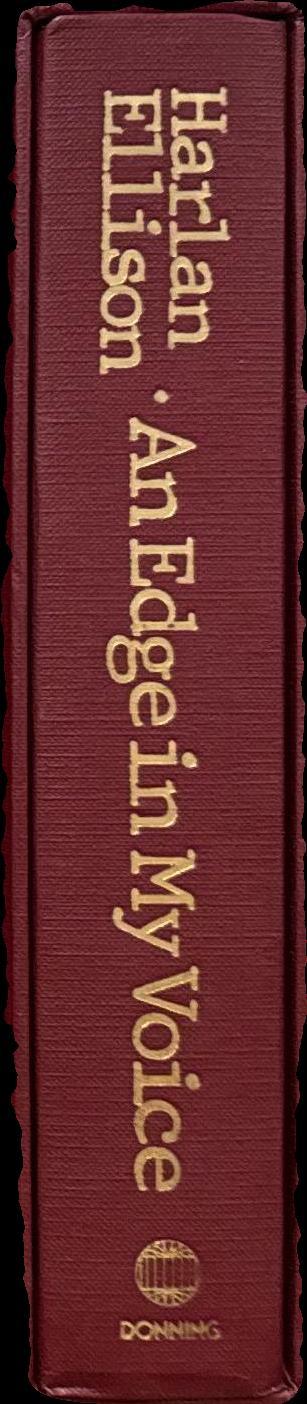 An edge in my voice / Harlan Ellison spine
