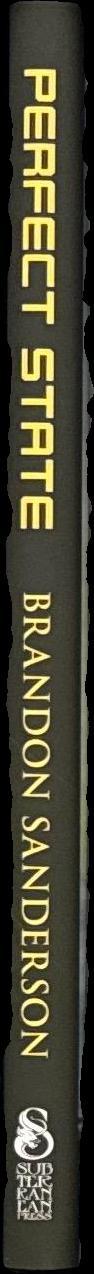 Perfect state / Brandon Sanderson spine