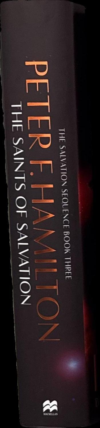 The saints of Salvation : book three of the salvation sequence / Peter F. Hamilton spine