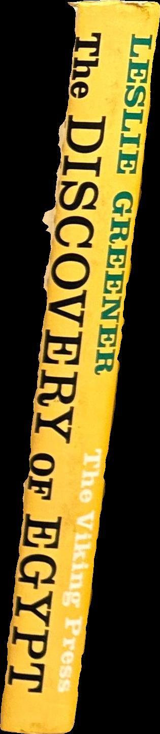 The discovery of Egypt / Leslie Greener spine