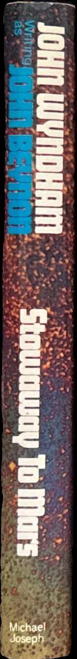 Stowaway to Mars / John Wyndham writing as John Beynon spine