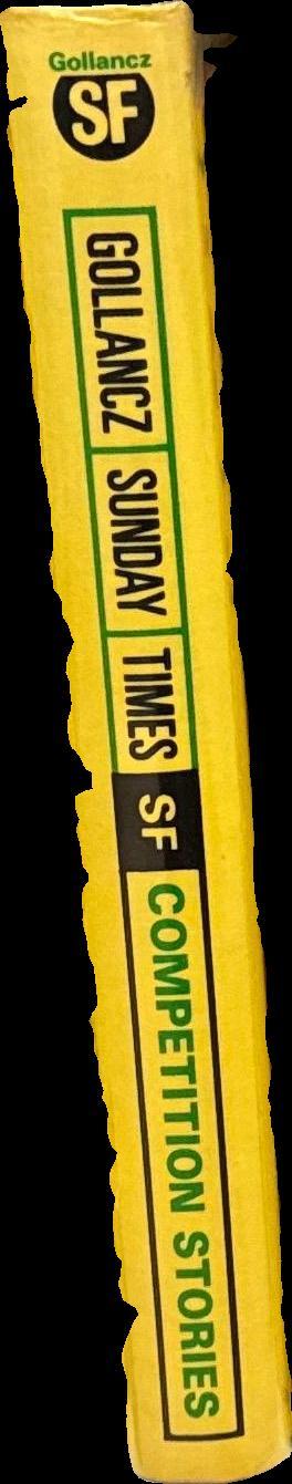 Gollancz / Sunday Times SF competition stories spine
