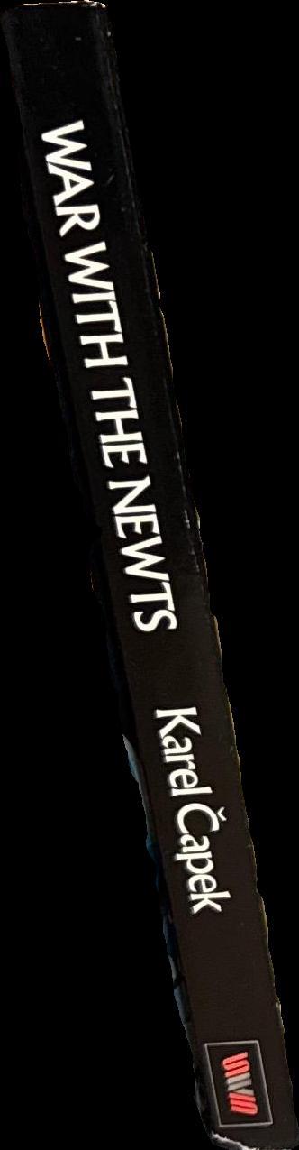 War with the Newts / Karel Čapek spine