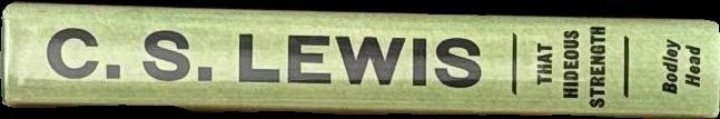 That hideous strength / C. S. Lewis spine