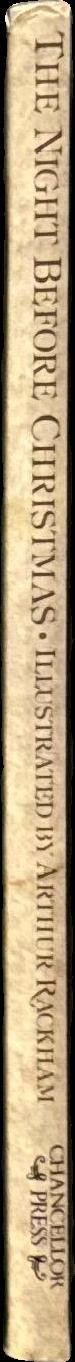 The night before christmas / by Clement C. Moore ; illustrated by Arthur Rackham spine