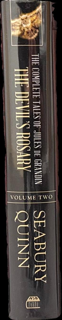The devil's rosary : The complete tales of Jules de Grandin, volume two / Seabury Quinn ; edited by George A. Vanderburgh spine