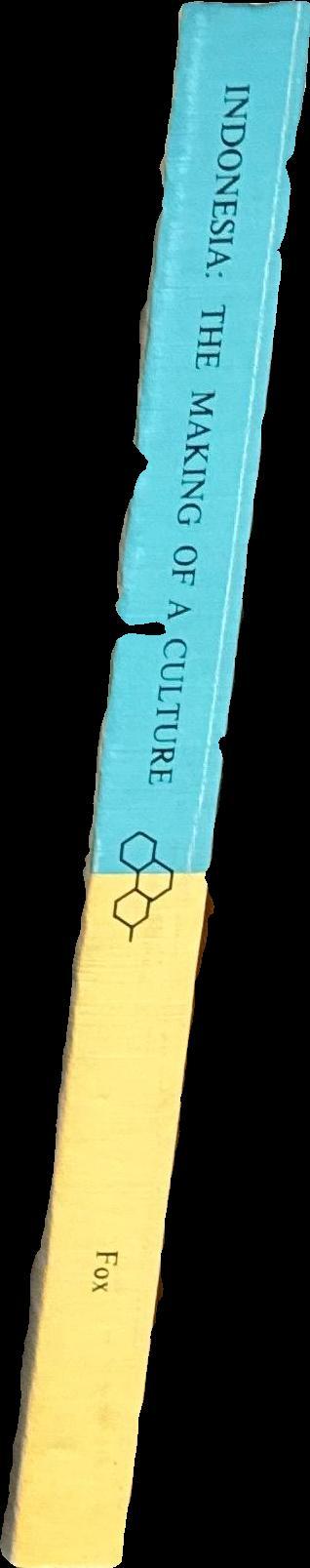 Indonesia : The making of a culture / editor: James J. Fox spine