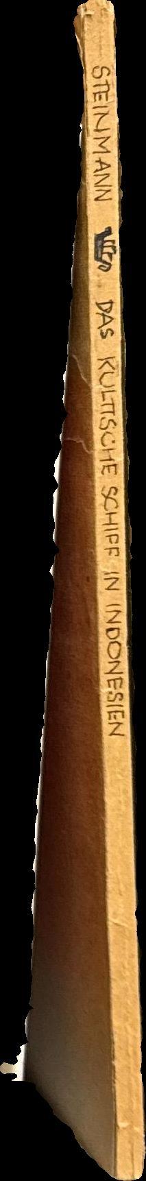 Das kultische Schiff in Indonesien / von Alfred Steinmann spine