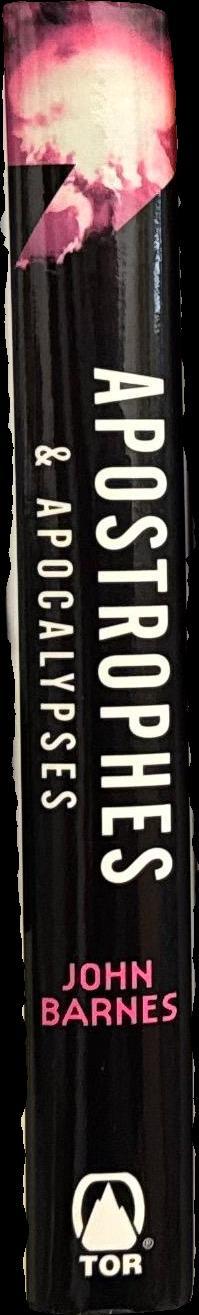Apostrophes & apocalypses / John Barnes spine