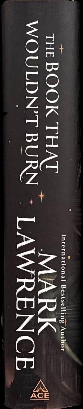 The book that wouldn't burn / Mark Lawrence spine
