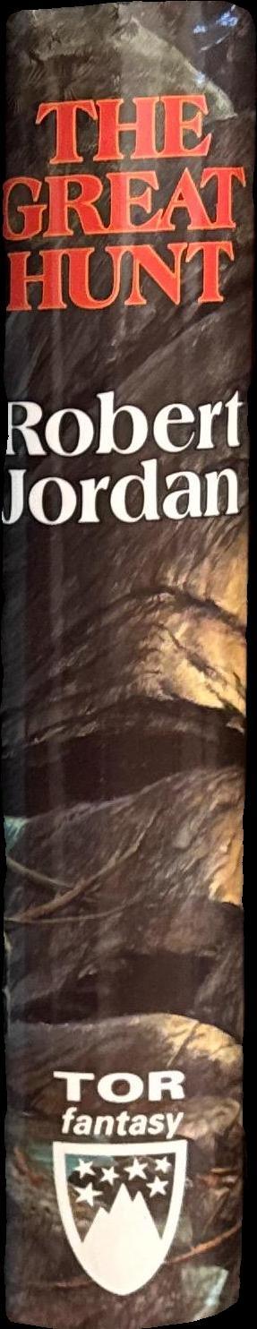 The great hunt / Robert Jordan spine