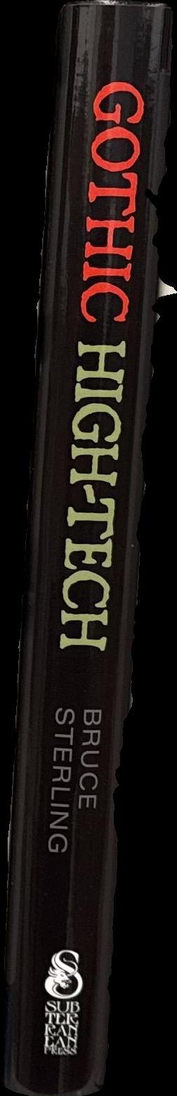 Gothic high-tech / stories by Bruce Sterling spine