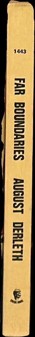 Far boundaries / selected by August Derleth spine
