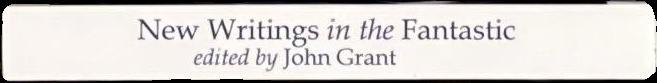 New writings in the fantastic / edited by John Grant spine