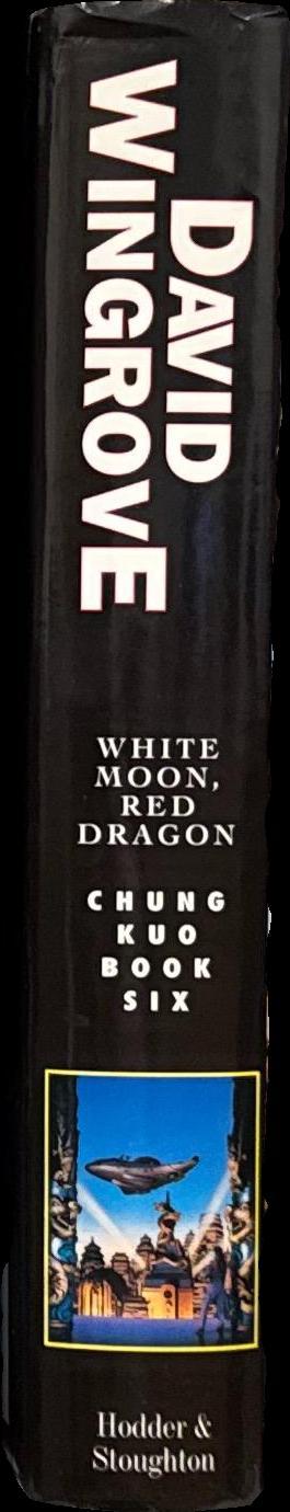 White moon, red dragon / David Wingrove spine