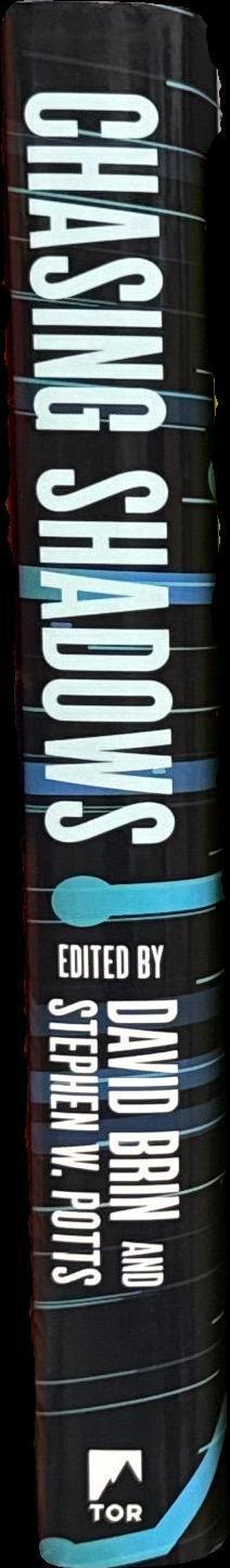 Chasing shadows : visions of our coming transparent world / edited by David Brin and Stephen W. Potts spine