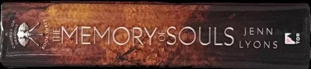 The memory of souls / Jenn Lyons spine