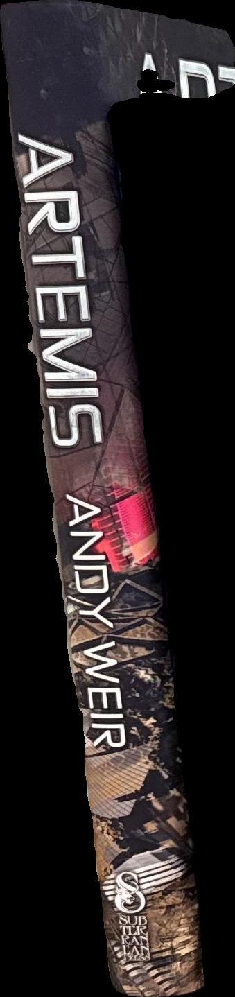 Artemis a novel / Andy Weir spine