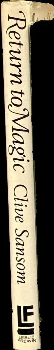 Return to magic / poems of Clive Sansom spine