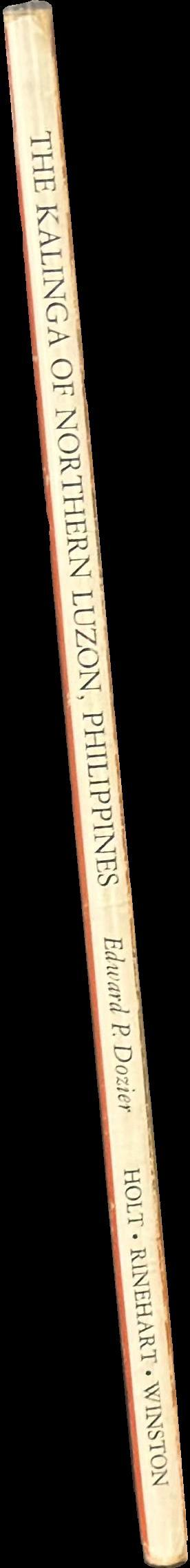 The Kalinga of Northern Luzon, Philippines spine