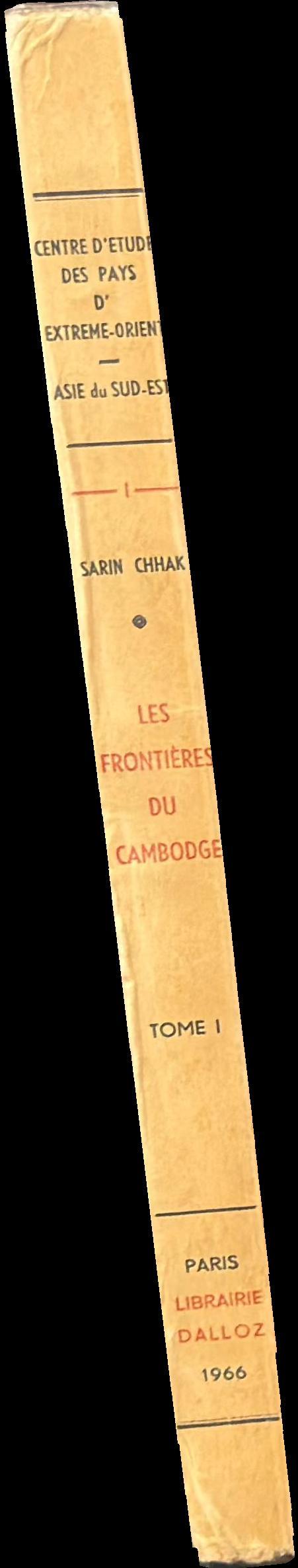 Les frontières du Cambodge : les frontières du Cambodge avec les anciens pays de la Fédération indochinoise : le Laos et le Vietnam (Cochinchine et Annam) spine
